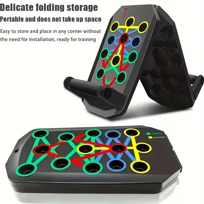 Huishoudelijk opvouwbaar push- - Push Up Board Foldable Multi Function recensie en prijs